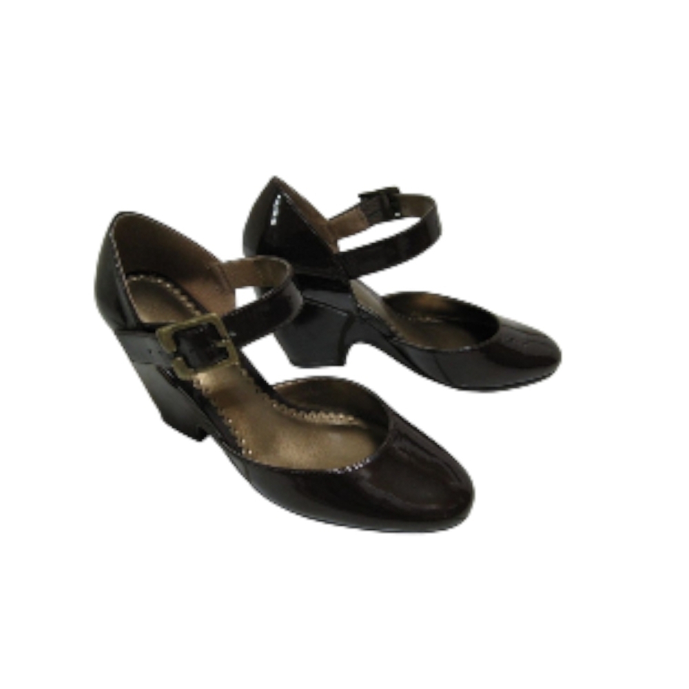 Impo Black Patent Mary Jane Heels